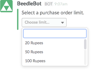 A short list of selectable options" style="max-width: 400px;